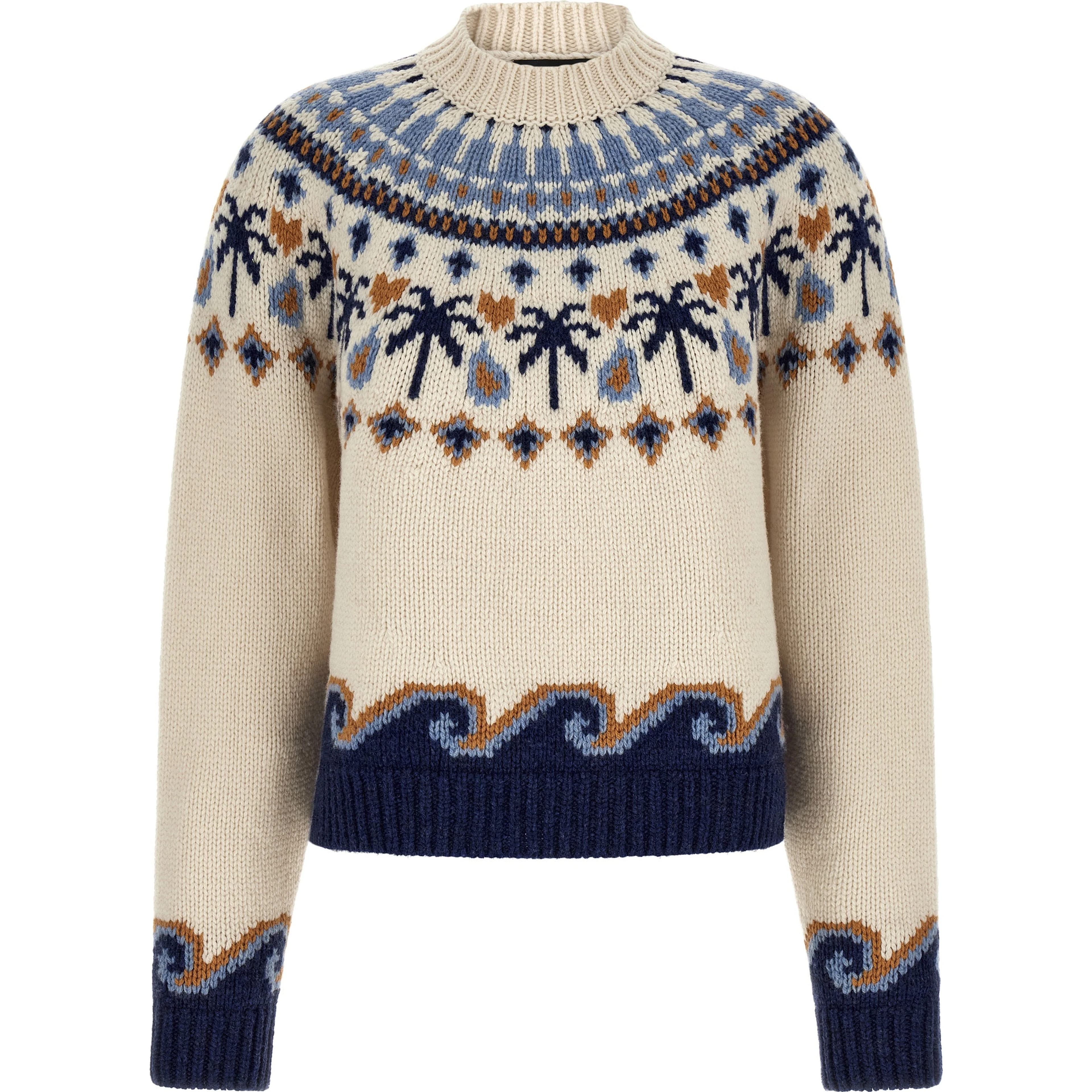 Multicolor Virgin Wool Cardigan