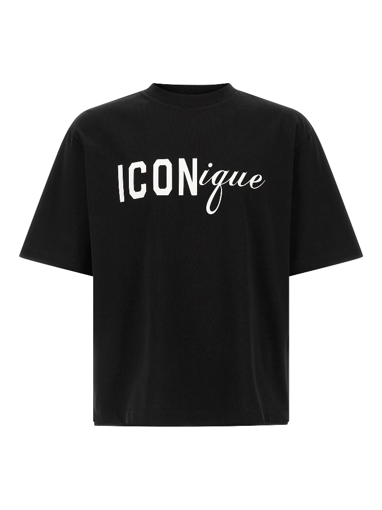 Black Cotton T-Shirt