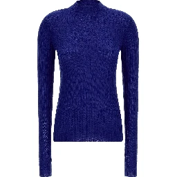 Blue Wool Cardigan
