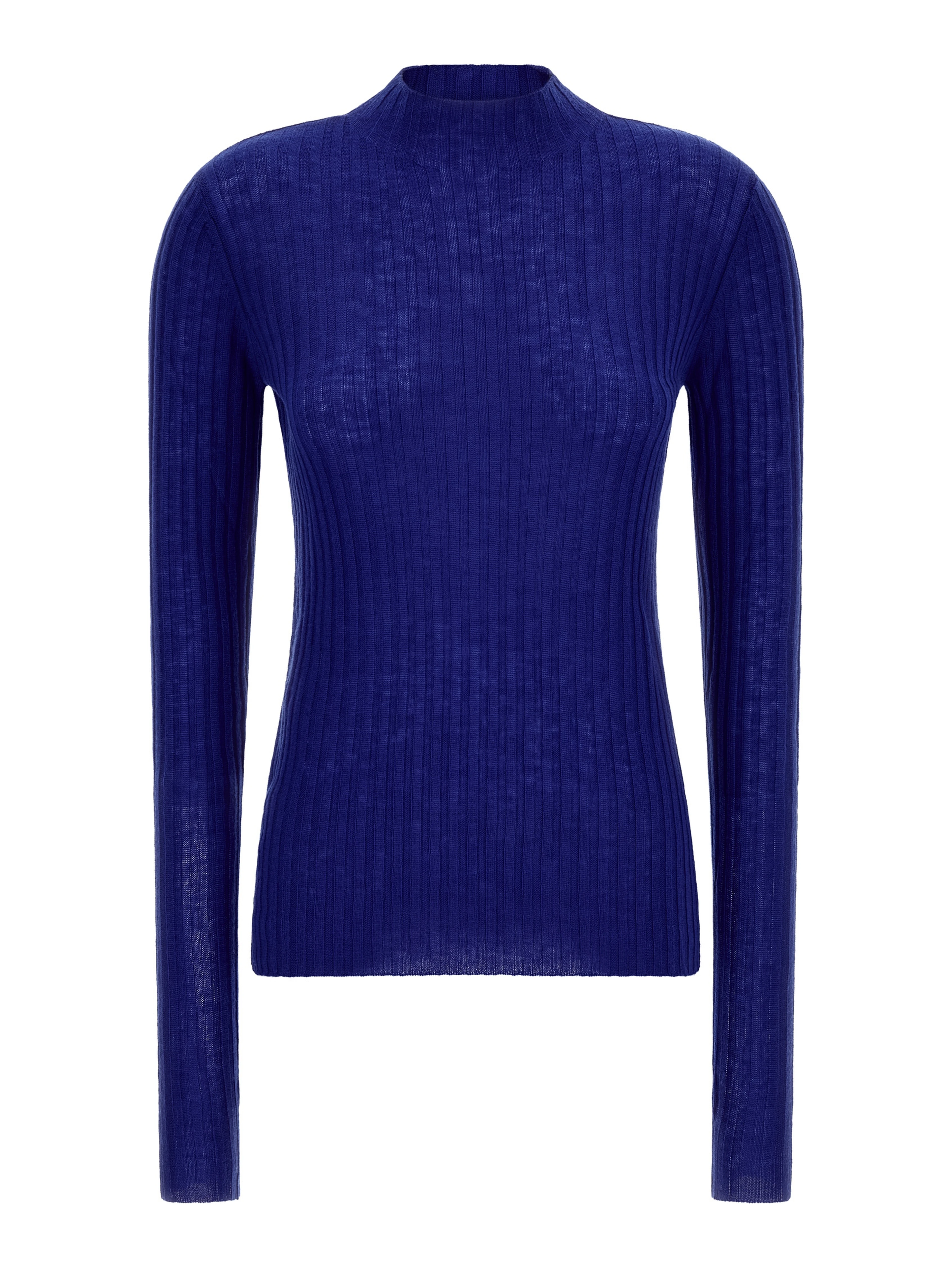 Blue Wool Cardigan