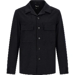 Blue Wool Blouse