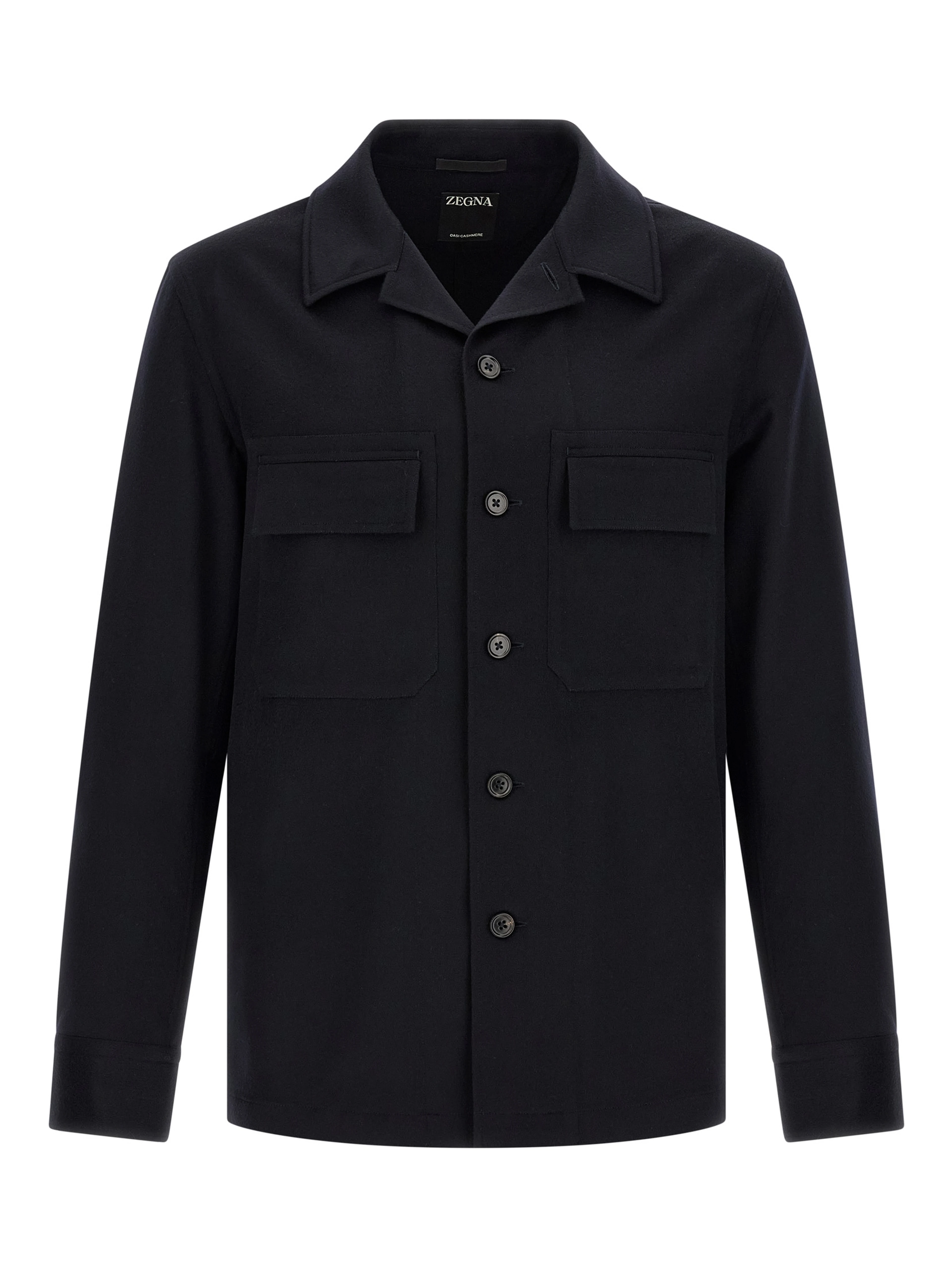Blue Wool Blouse