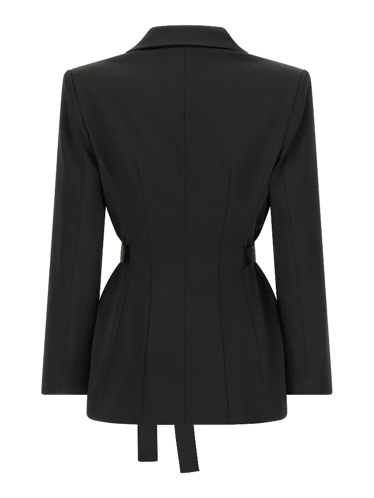 Black Polyester Blazer alternative