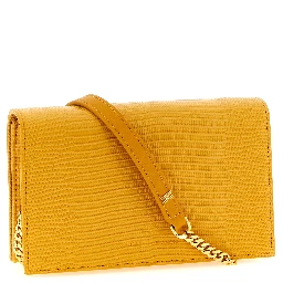 Beige Polyester Crossbody Bag