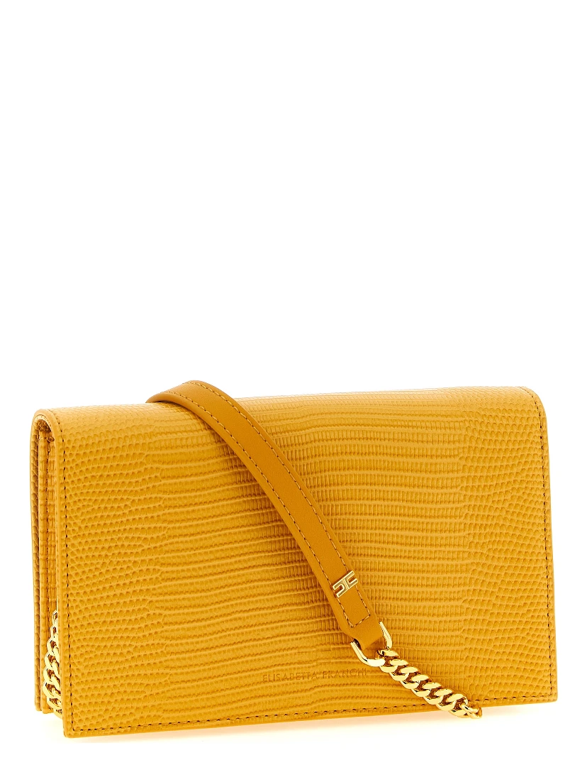 Beige Polyester Crossbody Bag