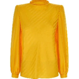 Bicolor Silk Blouse