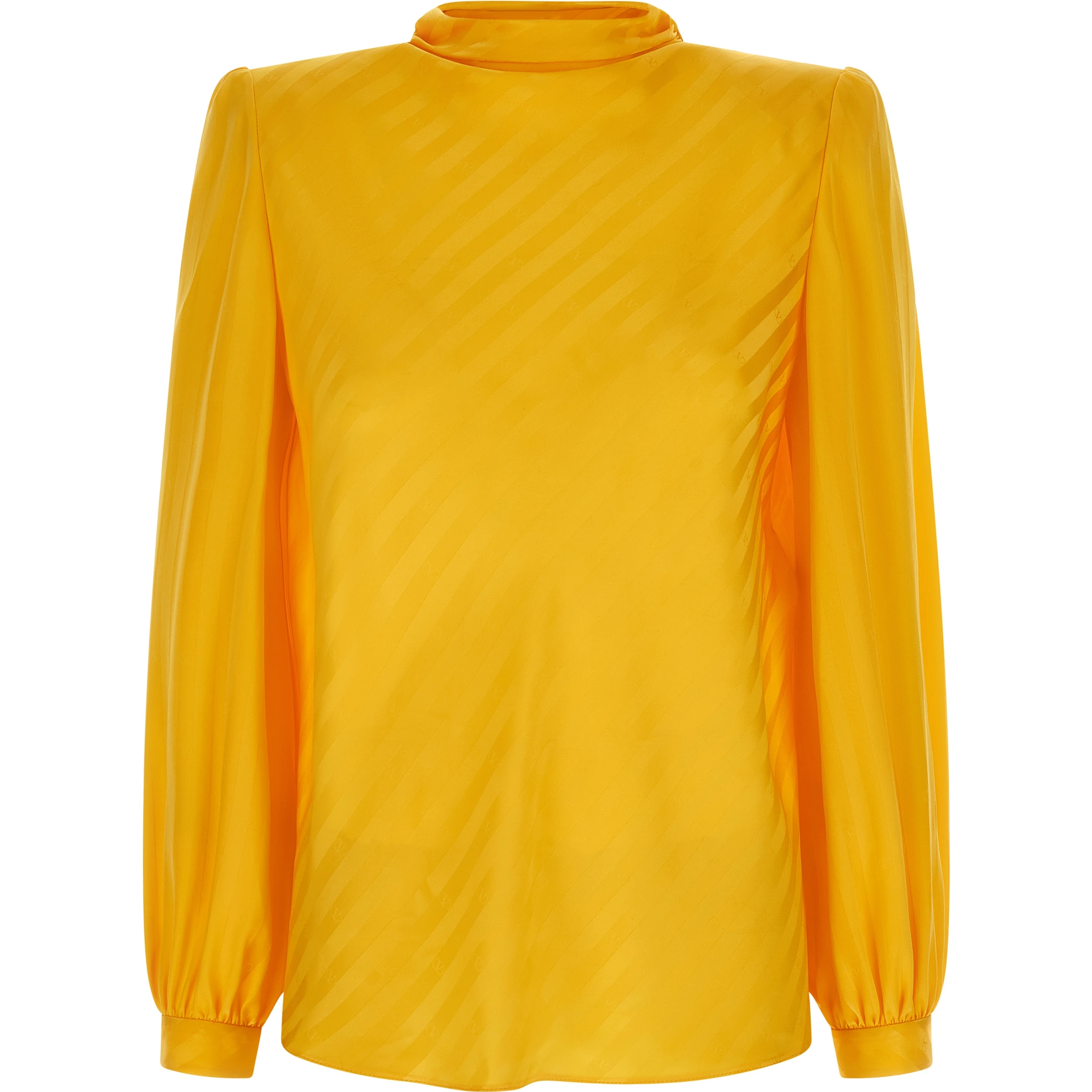 Bicolor Silk Blouse