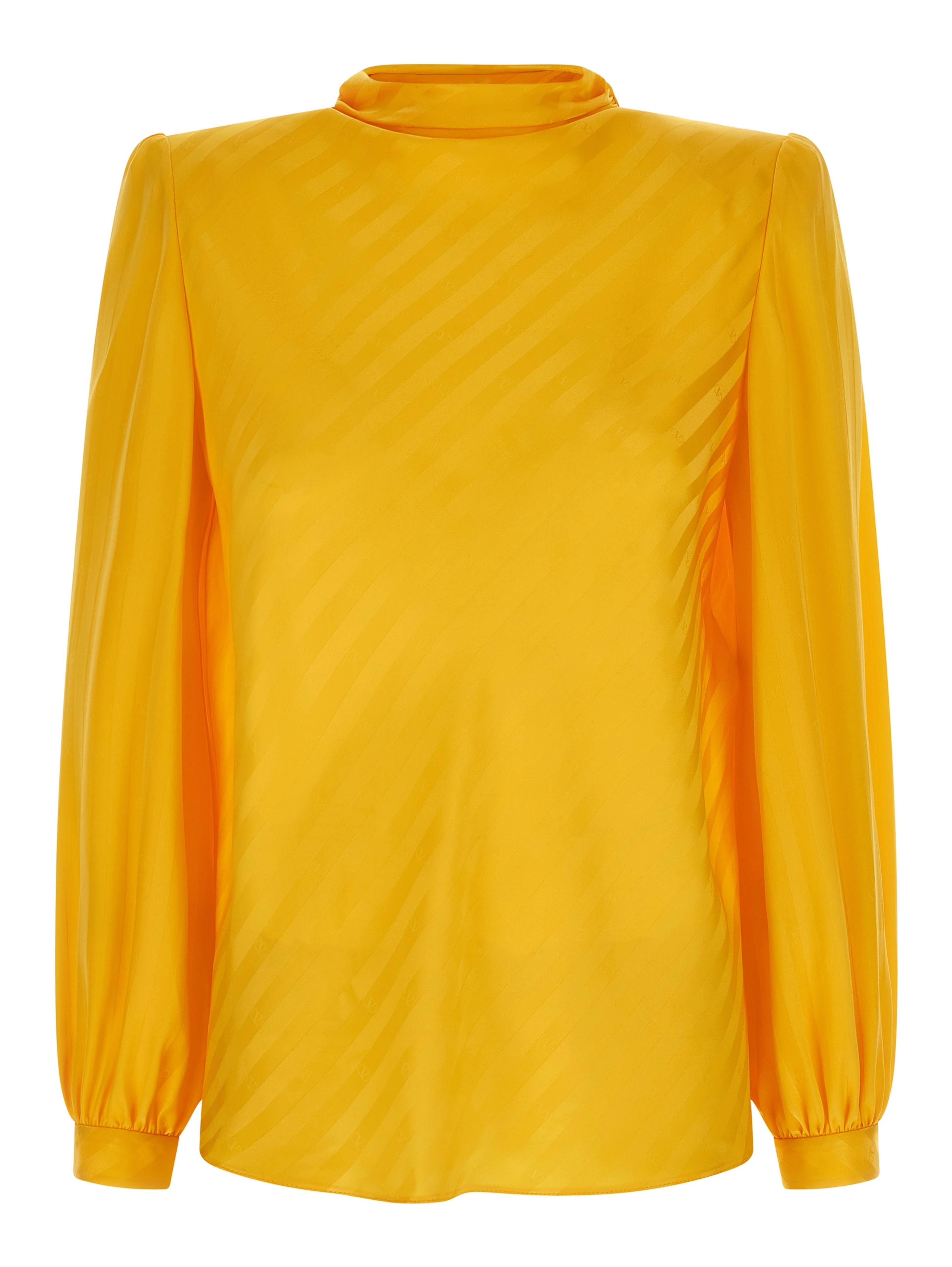 Bicolor Silk Blouse