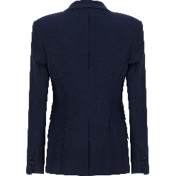 Blue Polyester Blazer