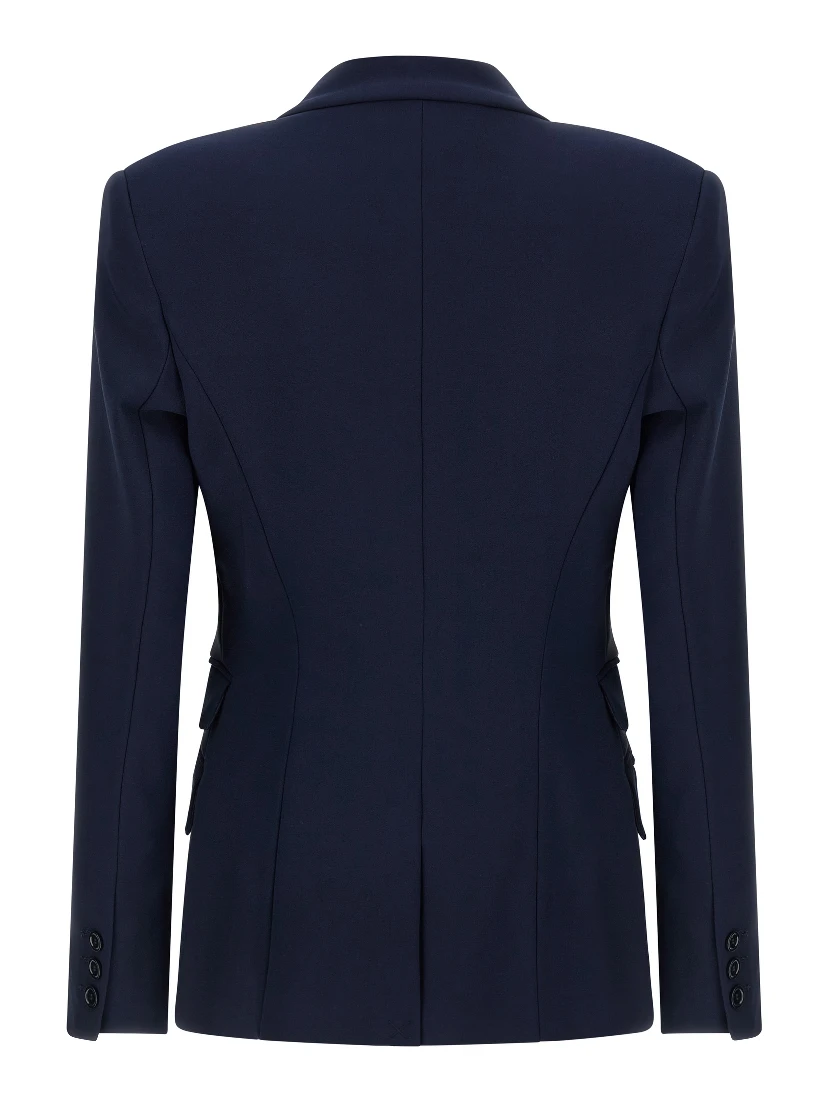 Blue Polyester Blazer