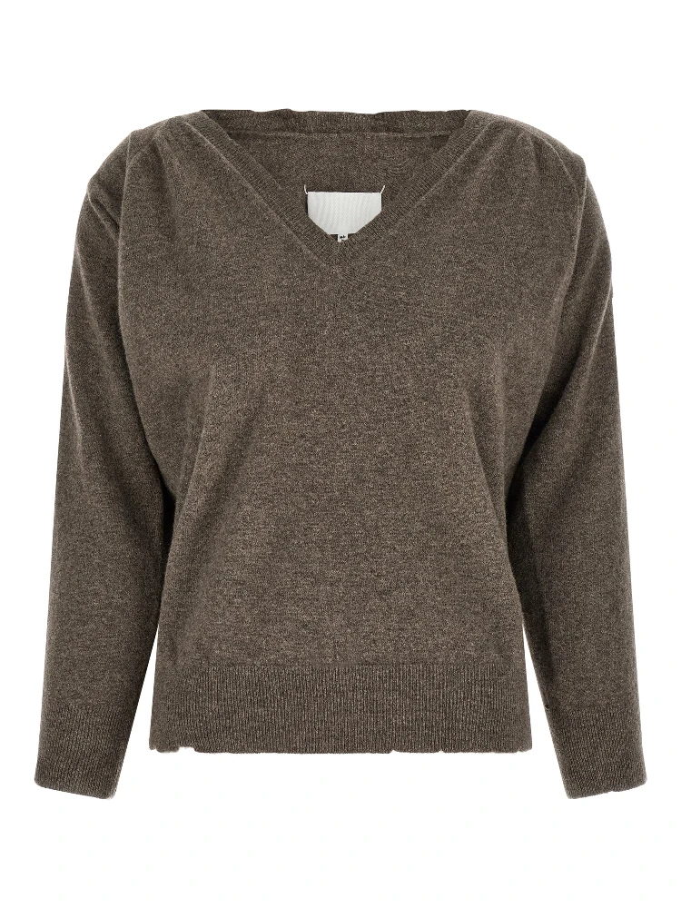 Brown Virgin Wool Cardigan
