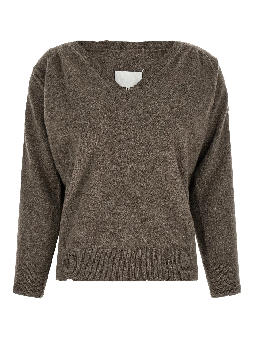 Brown Virgin Wool Cardigan