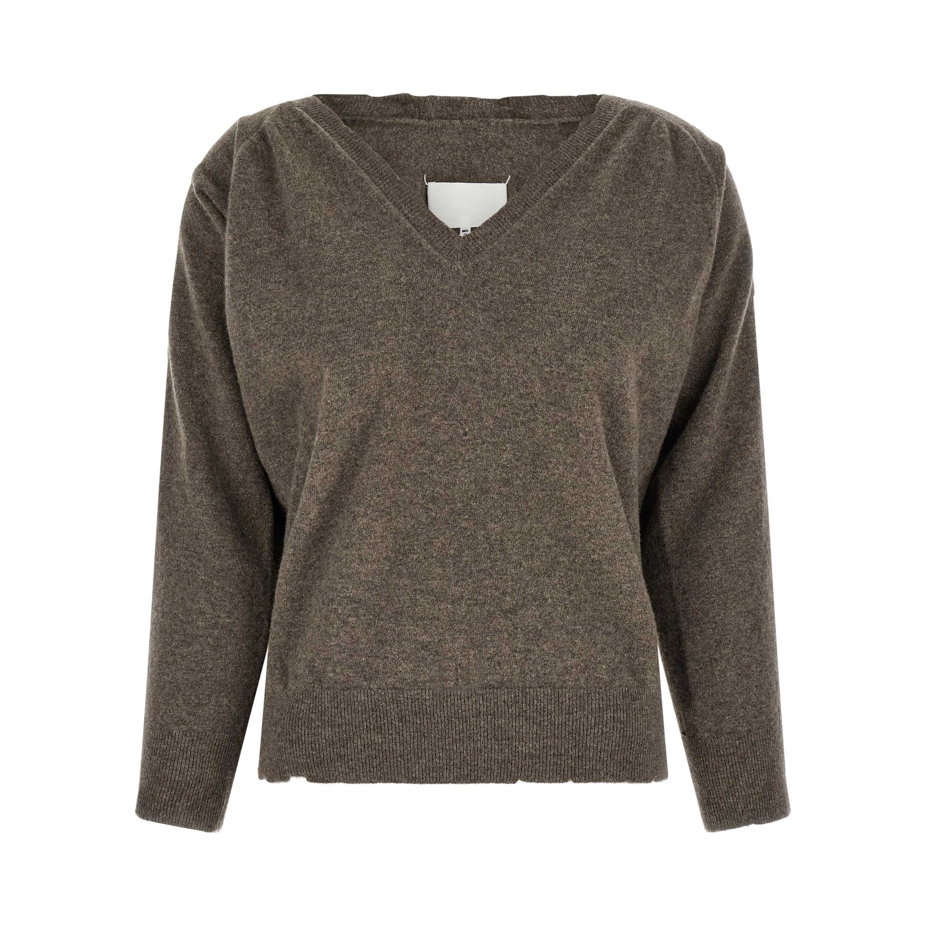 Brown Virgin Wool Cardigan