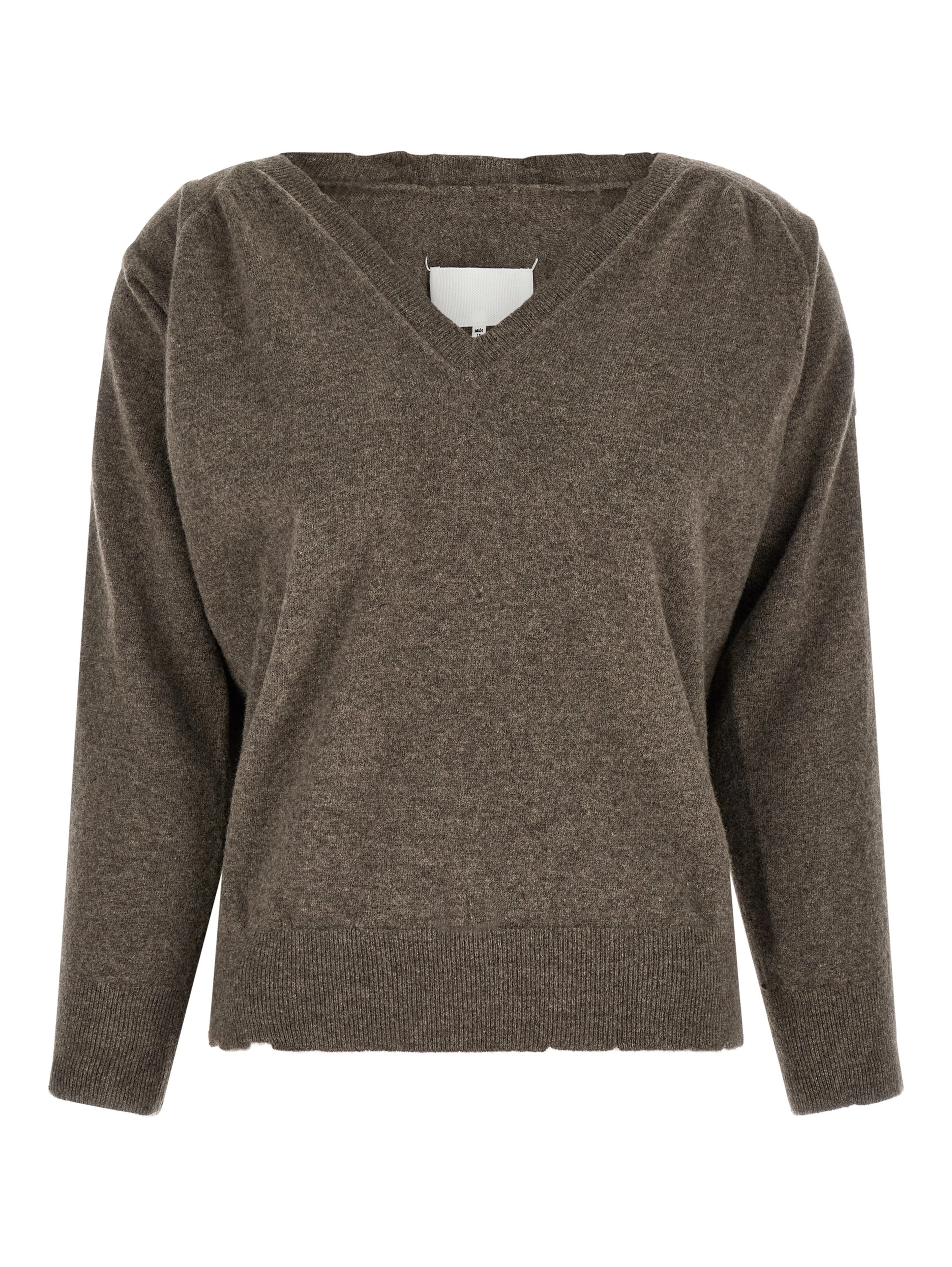 Brown Virgin Wool Cardigan