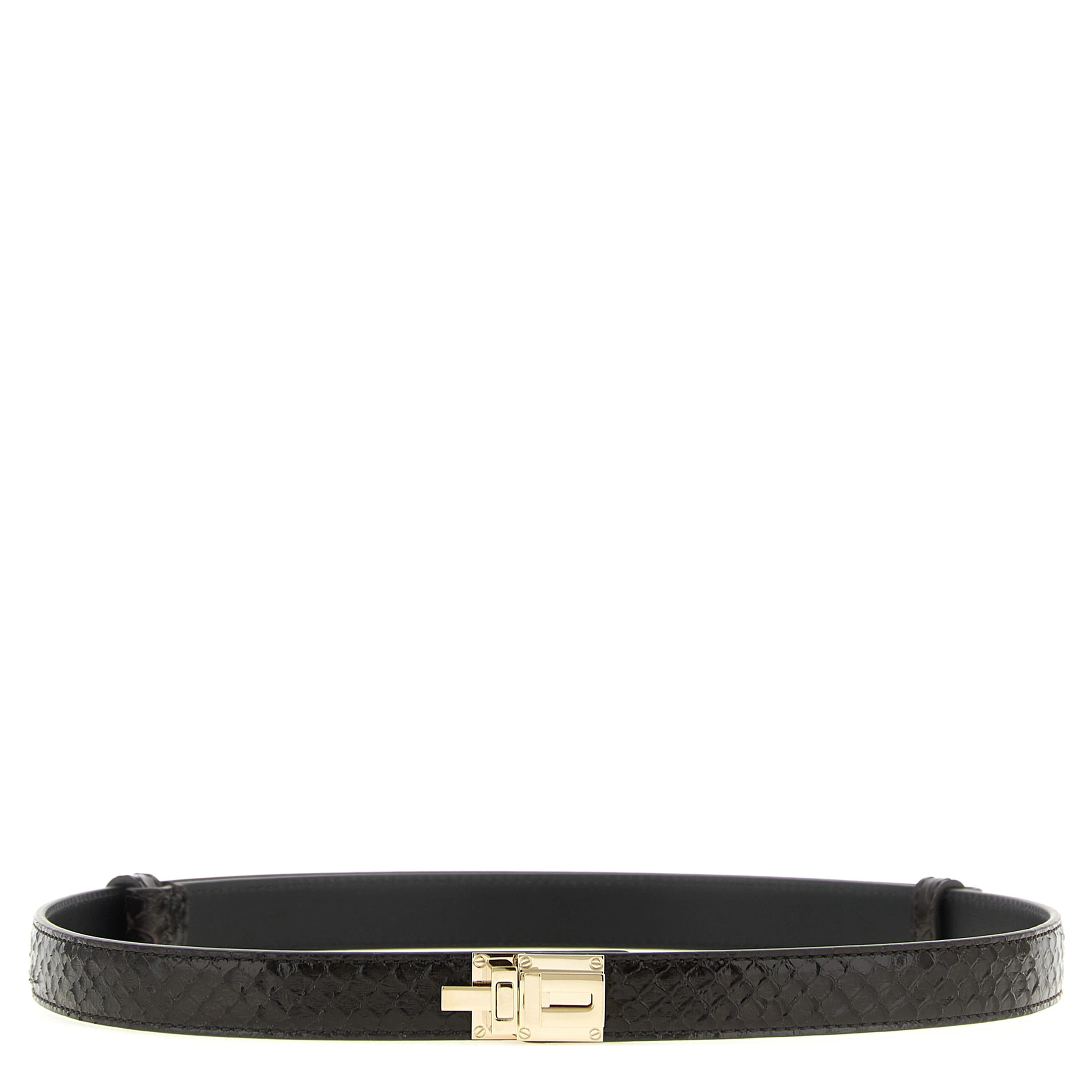 Brown Calfskin Regular Belt