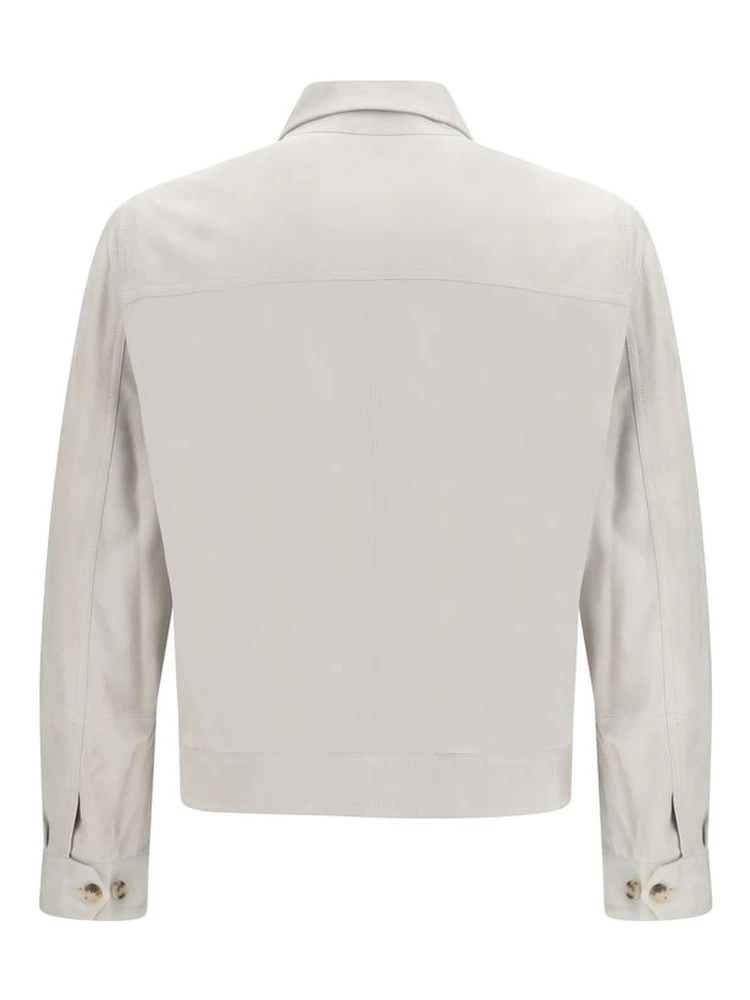 Beige Leather Leather Jacket alternative