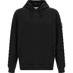 Black Cotton Sweatshirt
