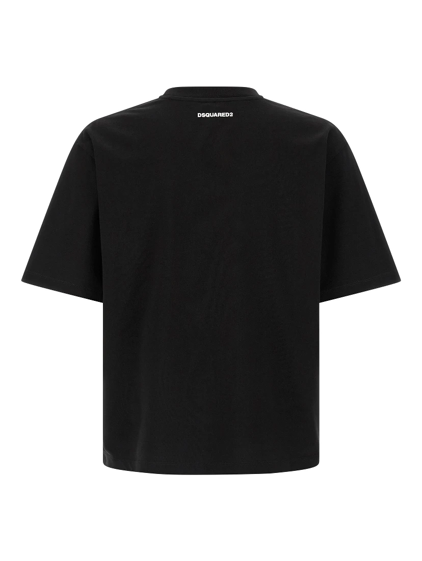 Black Cotton T-Shirt