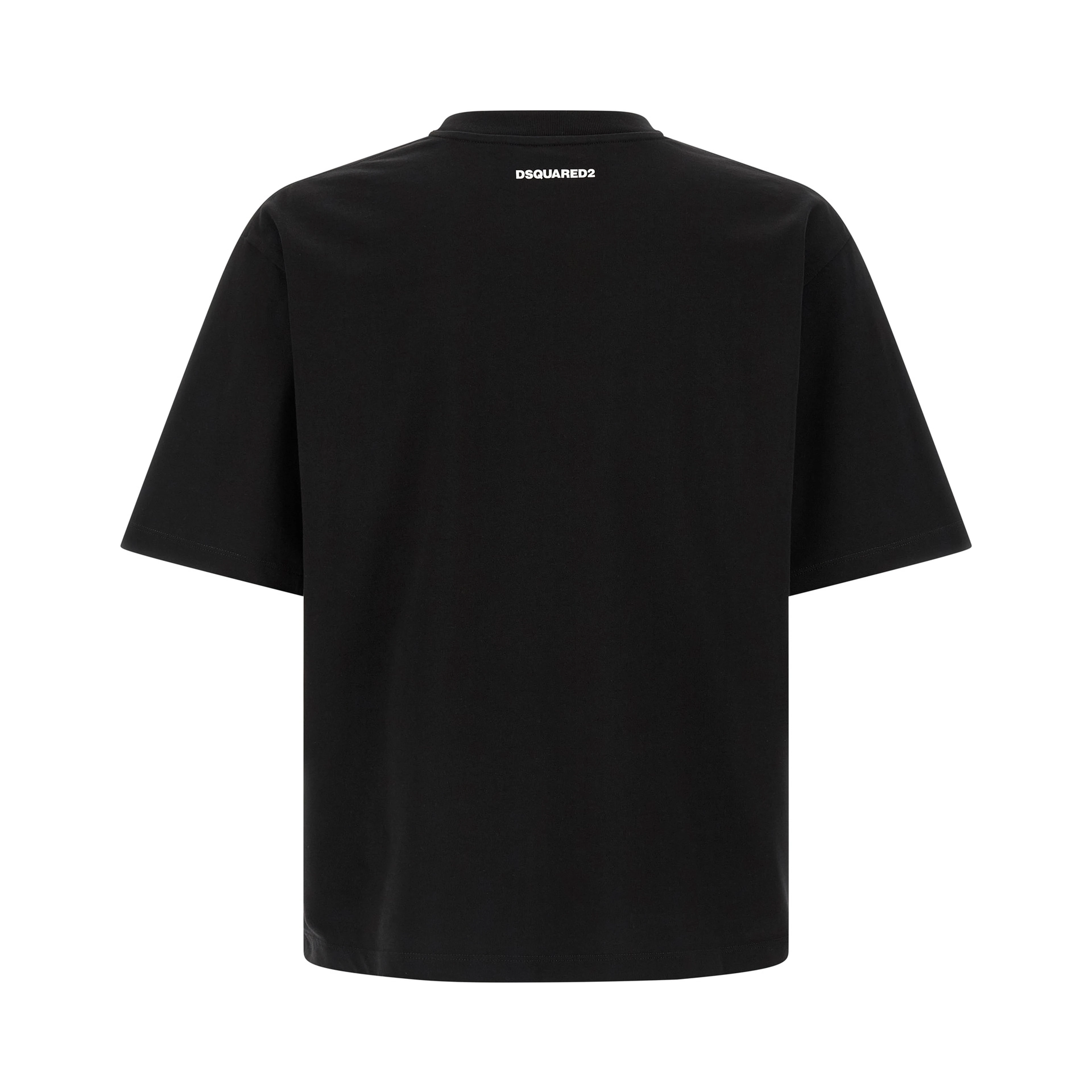Black Cotton T-Shirt