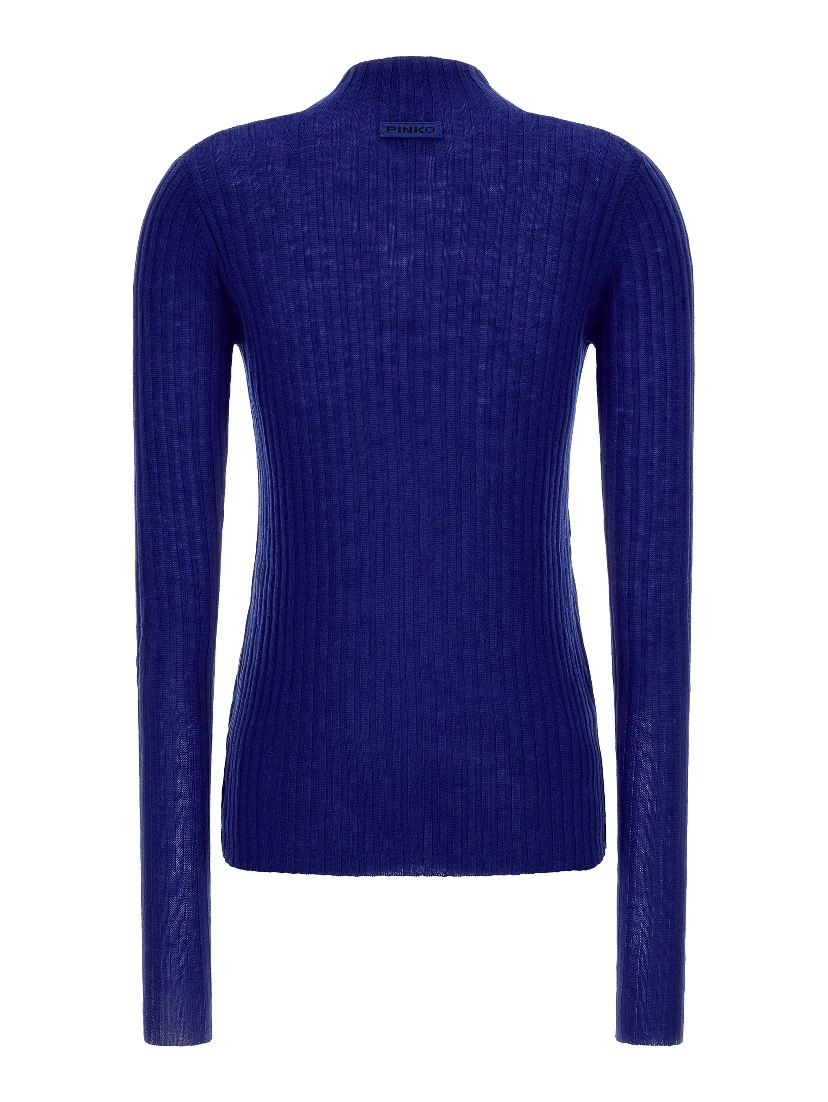 Blue Wool Cardigan