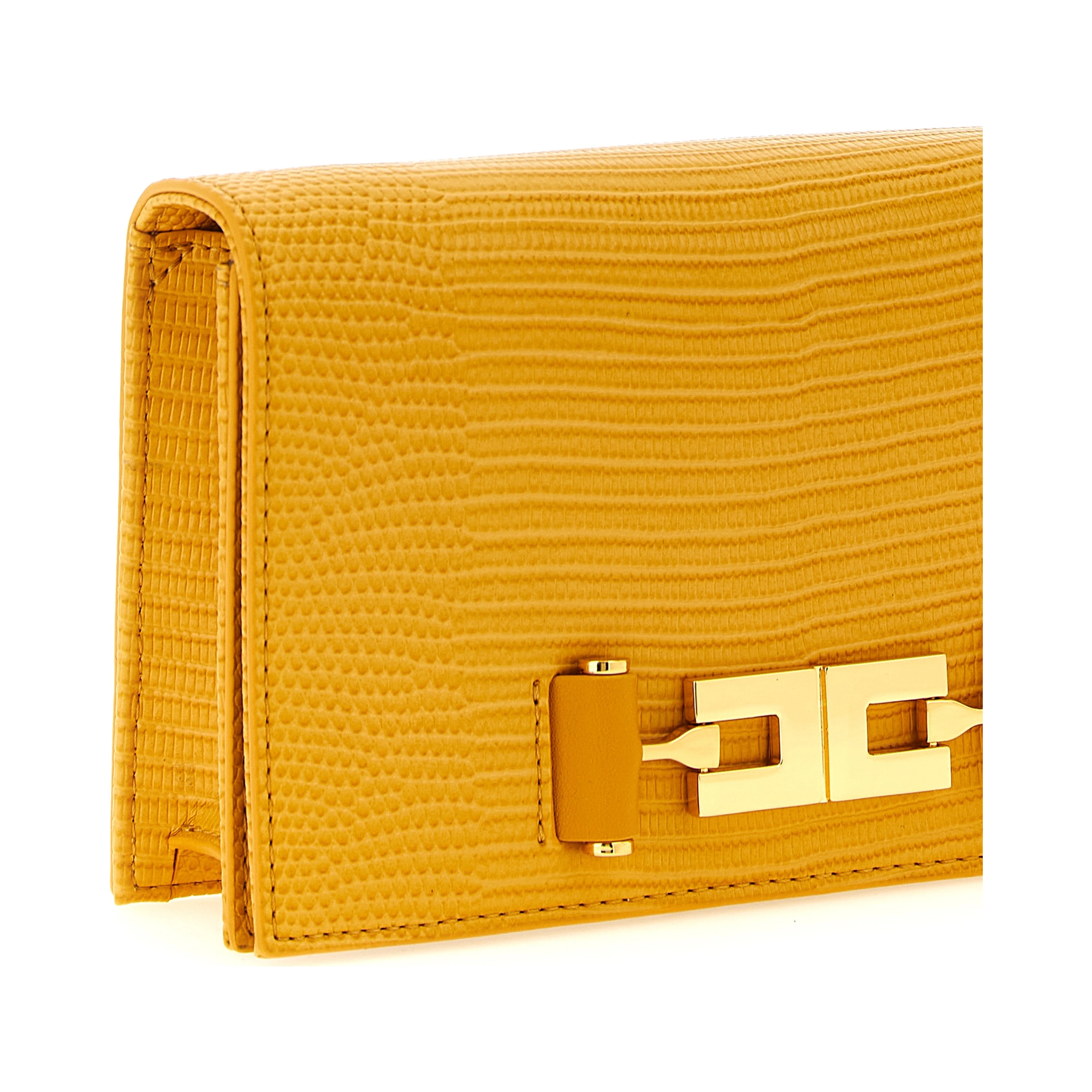 Beige Polyester Crossbody Bag