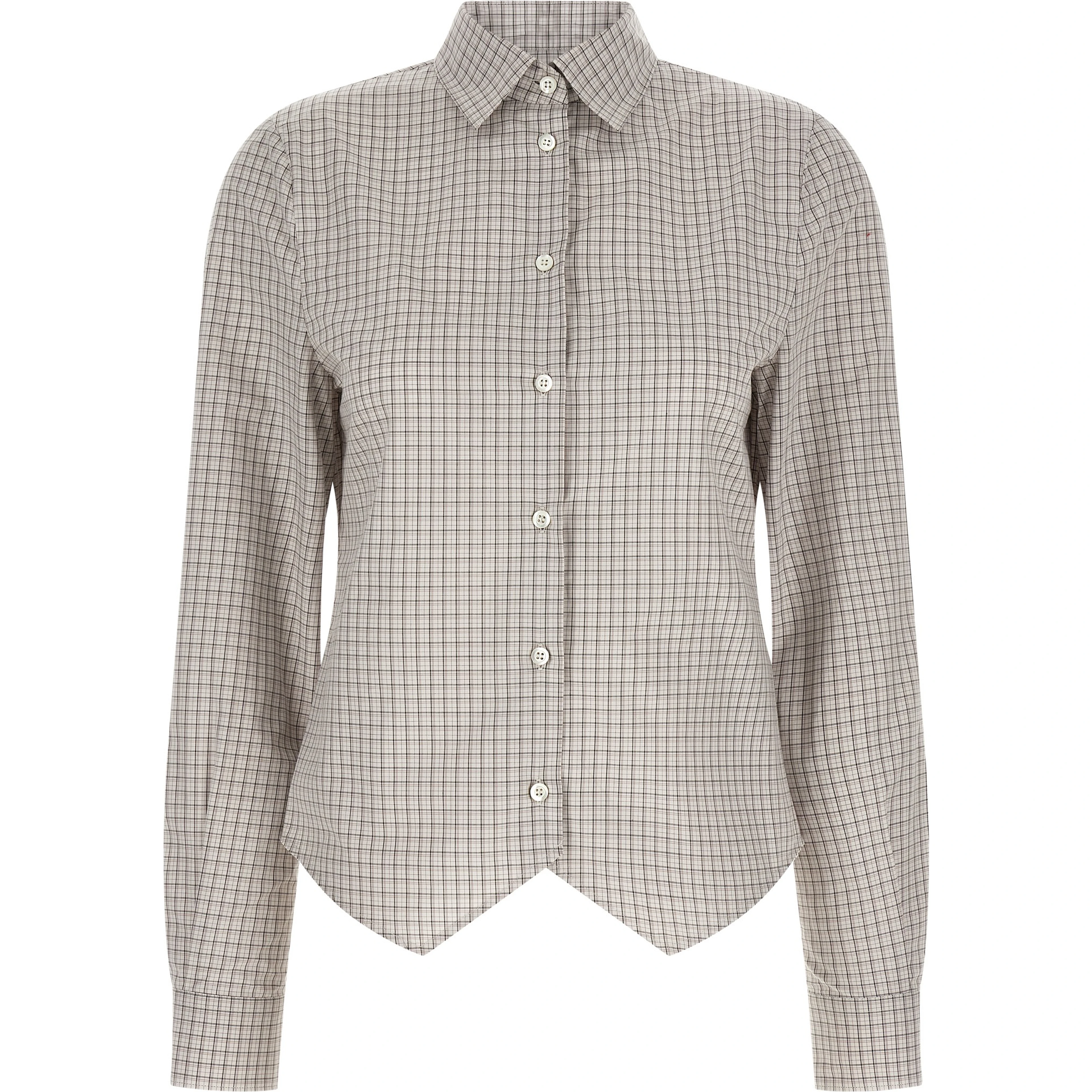 Beige Cotton Blouse