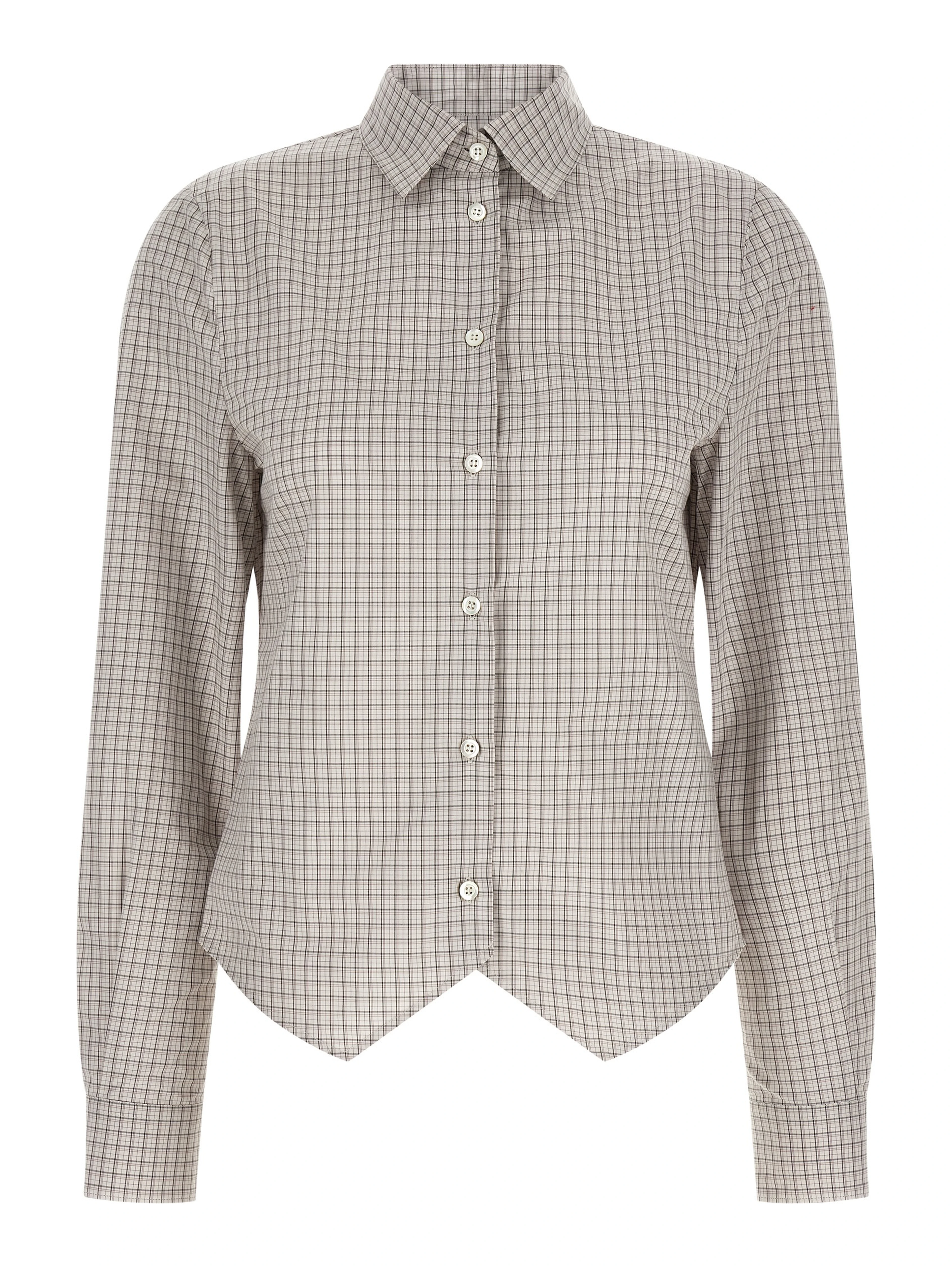 Beige Cotton Blouse
