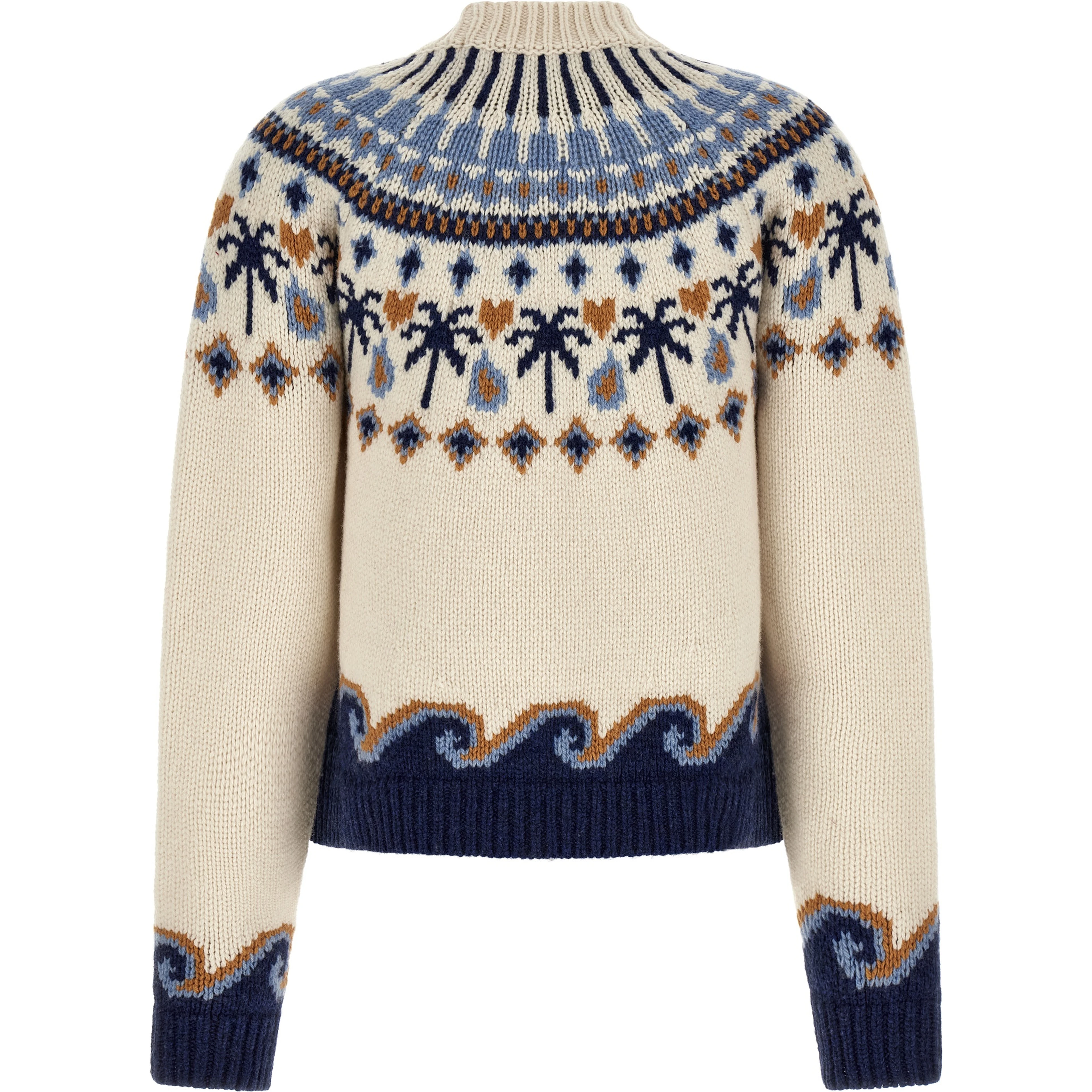 Multicolor Virgin Wool Cardigan