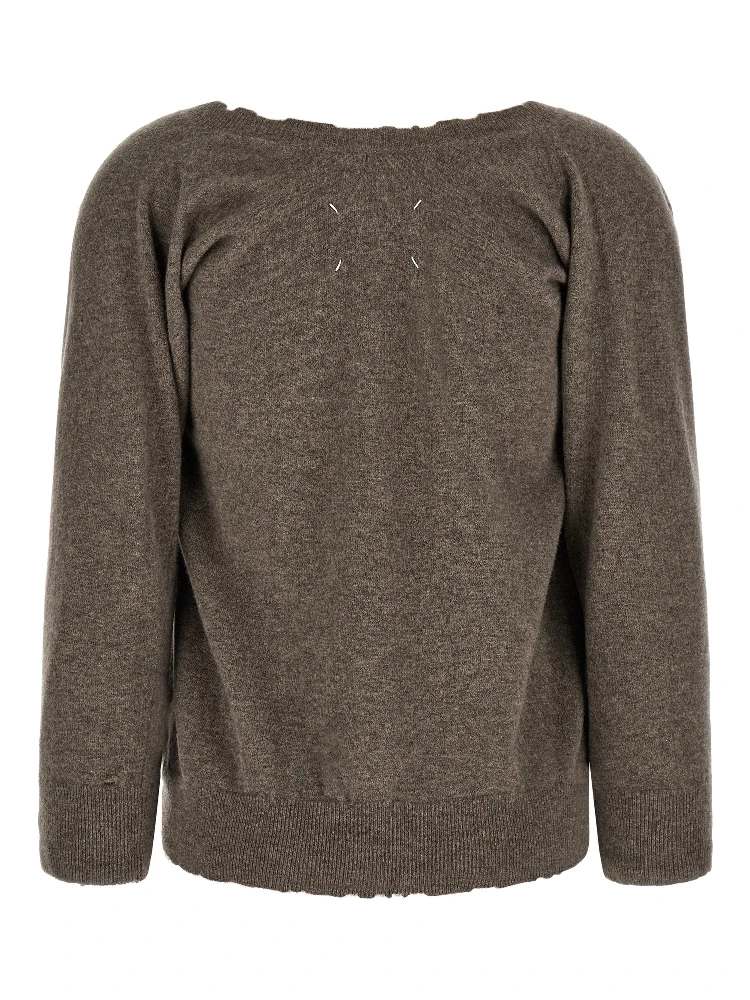 Brown Virgin Wool Cardigan alternative