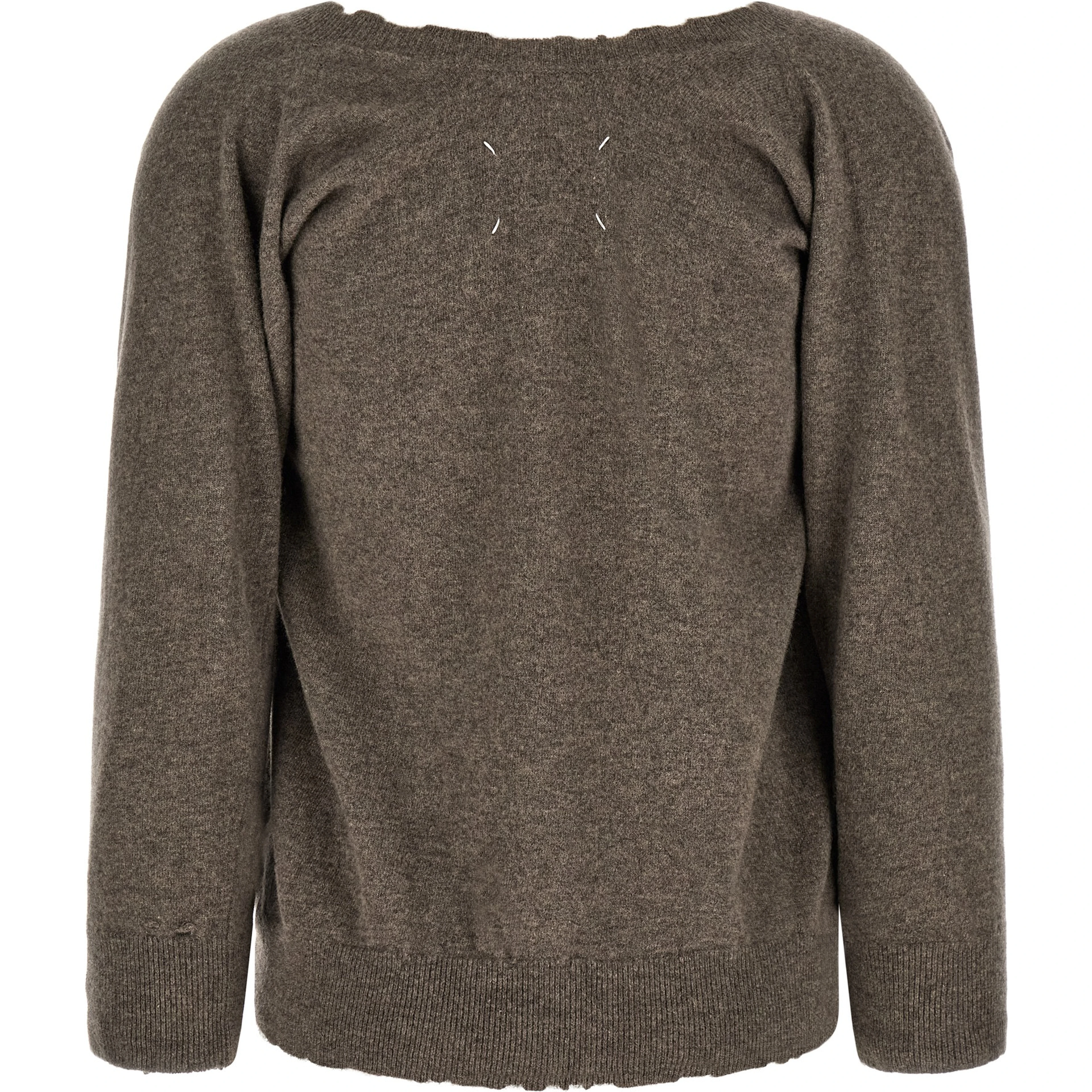 Brown Virgin Wool Cardigan