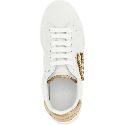 Gold Calfskin Low Top Sneakers