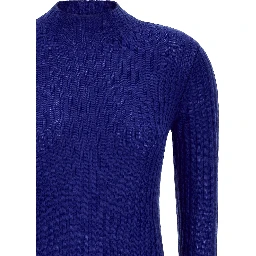 Blue Wool Cardigan