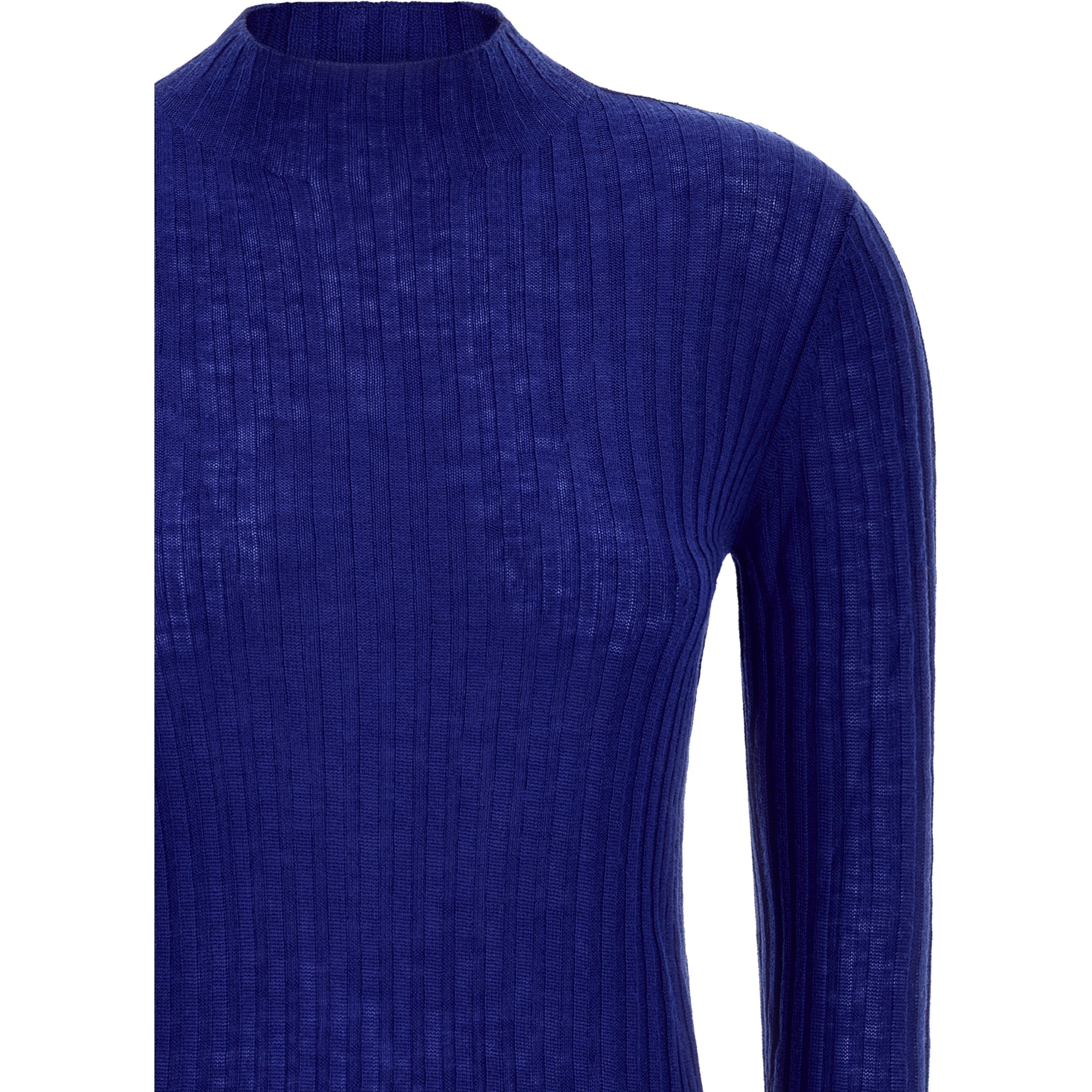 Blue Wool Cardigan