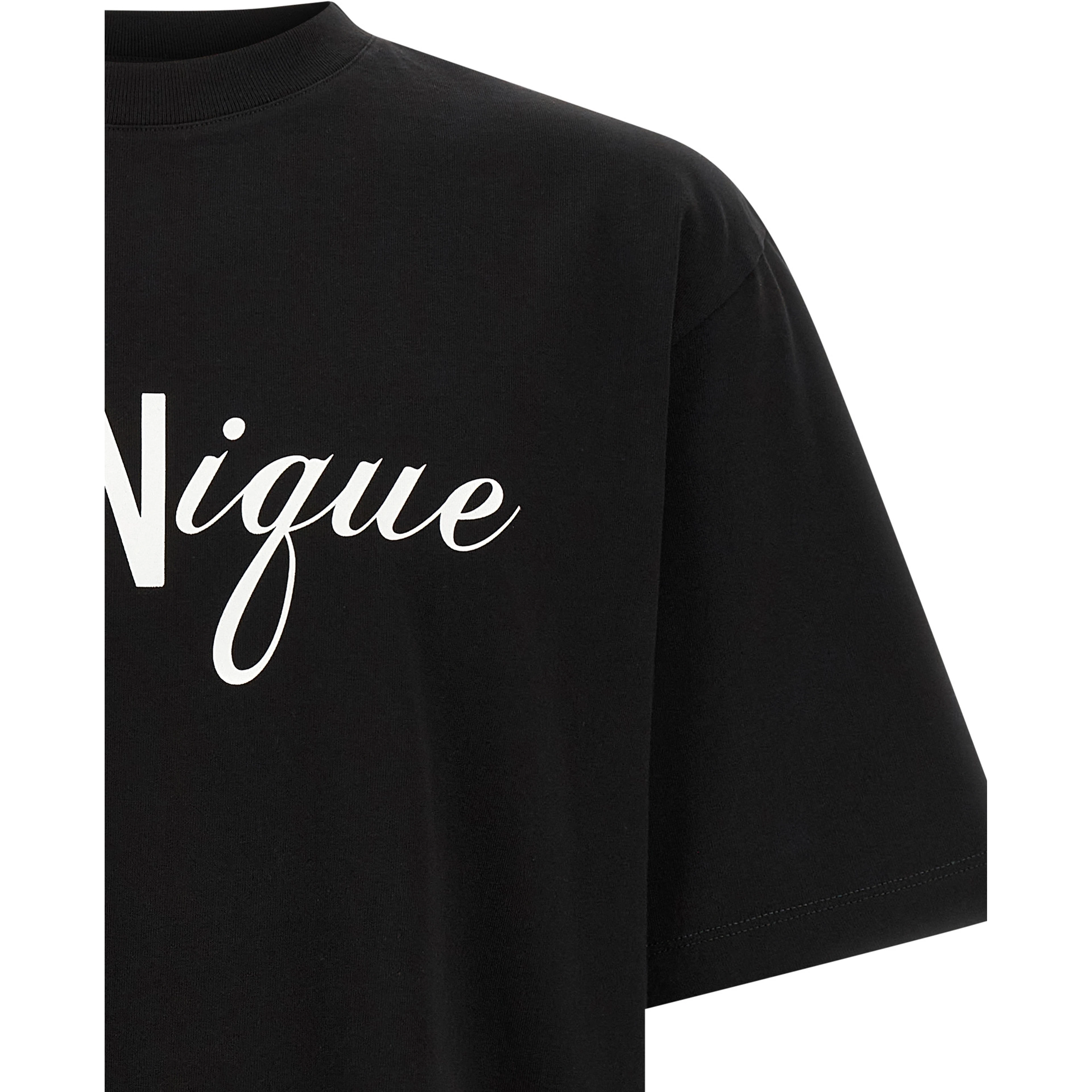 Black Cotton T-Shirt