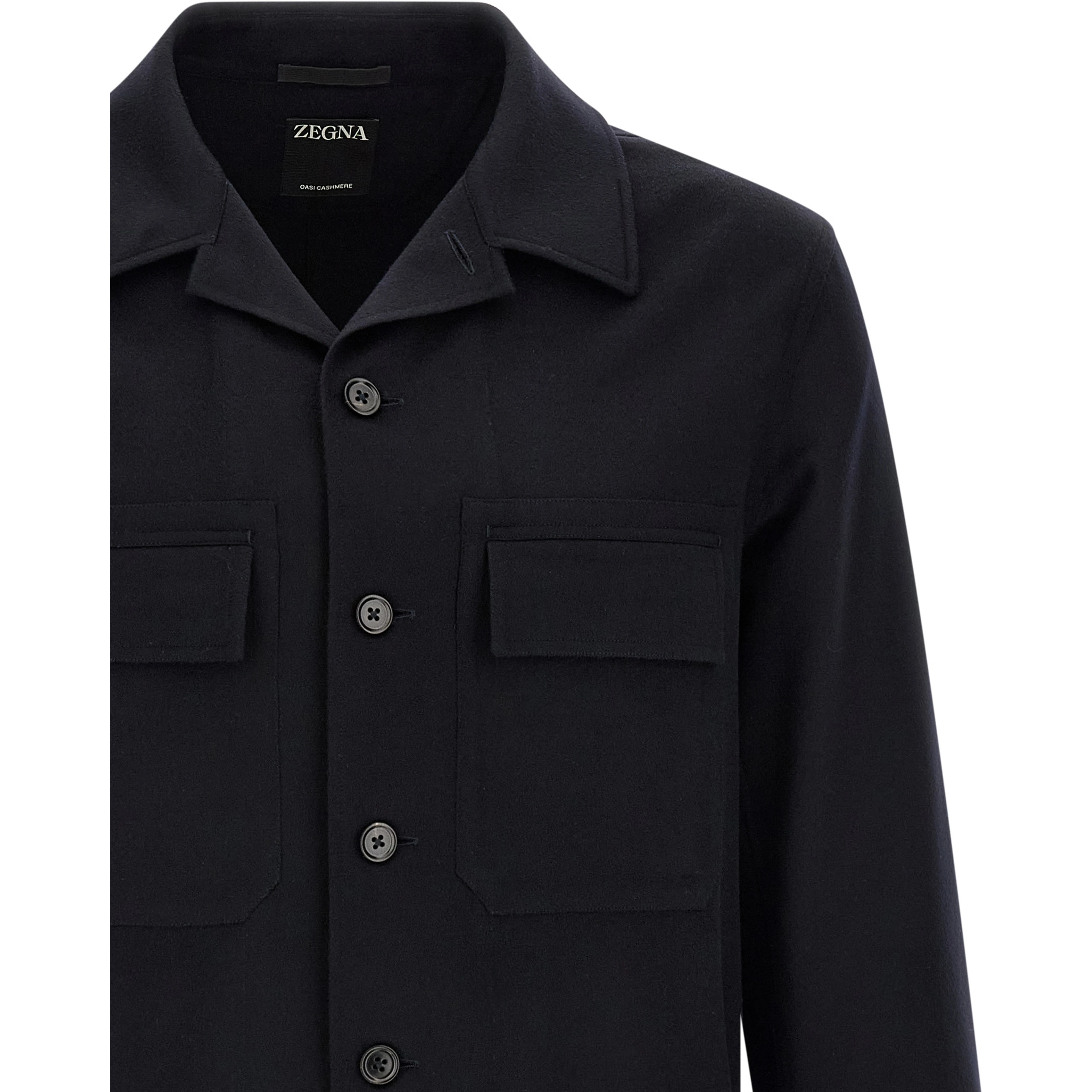 Blue Wool Blouse