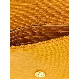 Beige Polyester Crossbody Bag