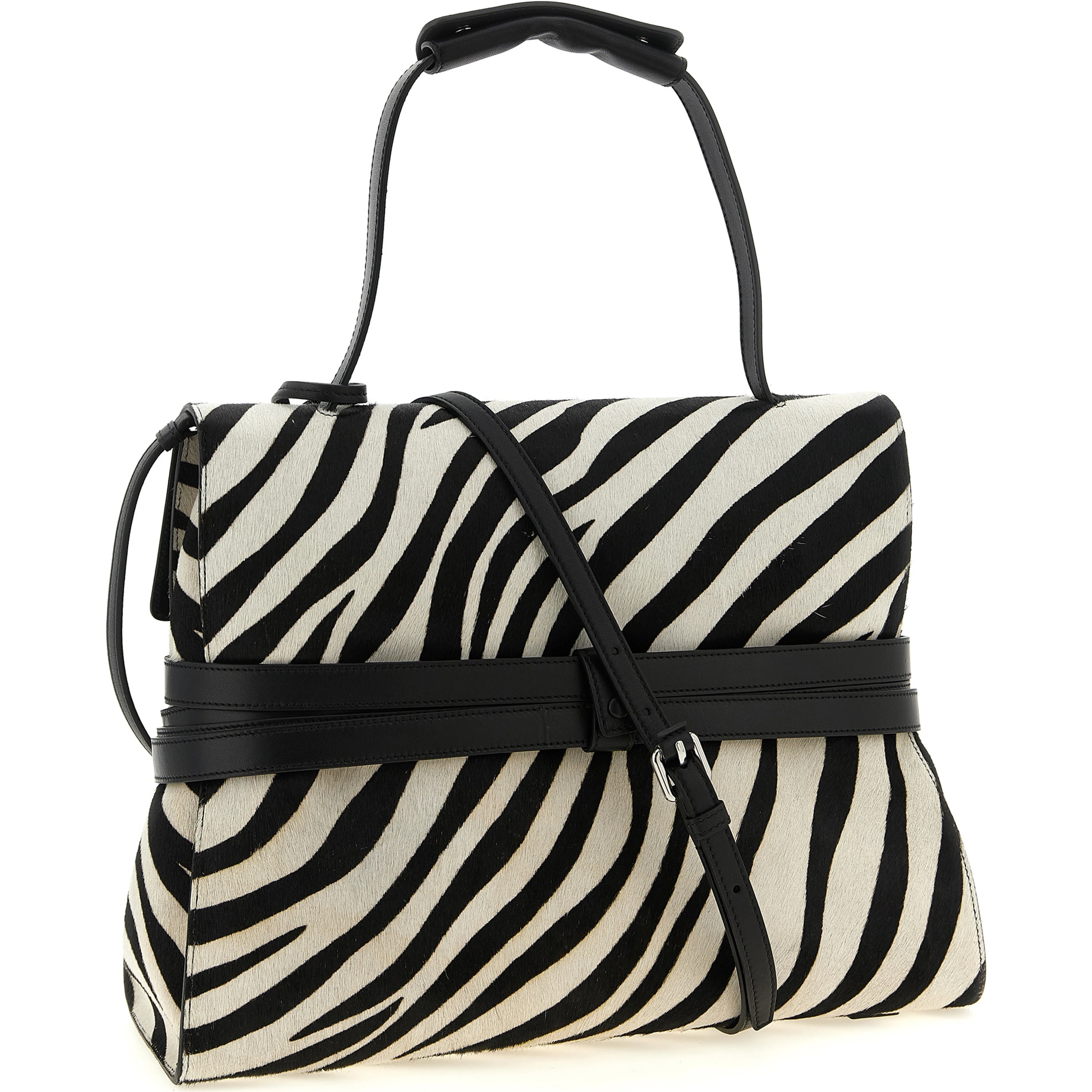 Bicolor Calfskin Handbag