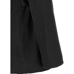 Black Polyester Blazer