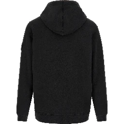 Black Cotton Sweatshirt
