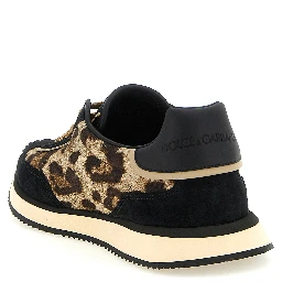 Multicolor Cotton Low Top Sneakers