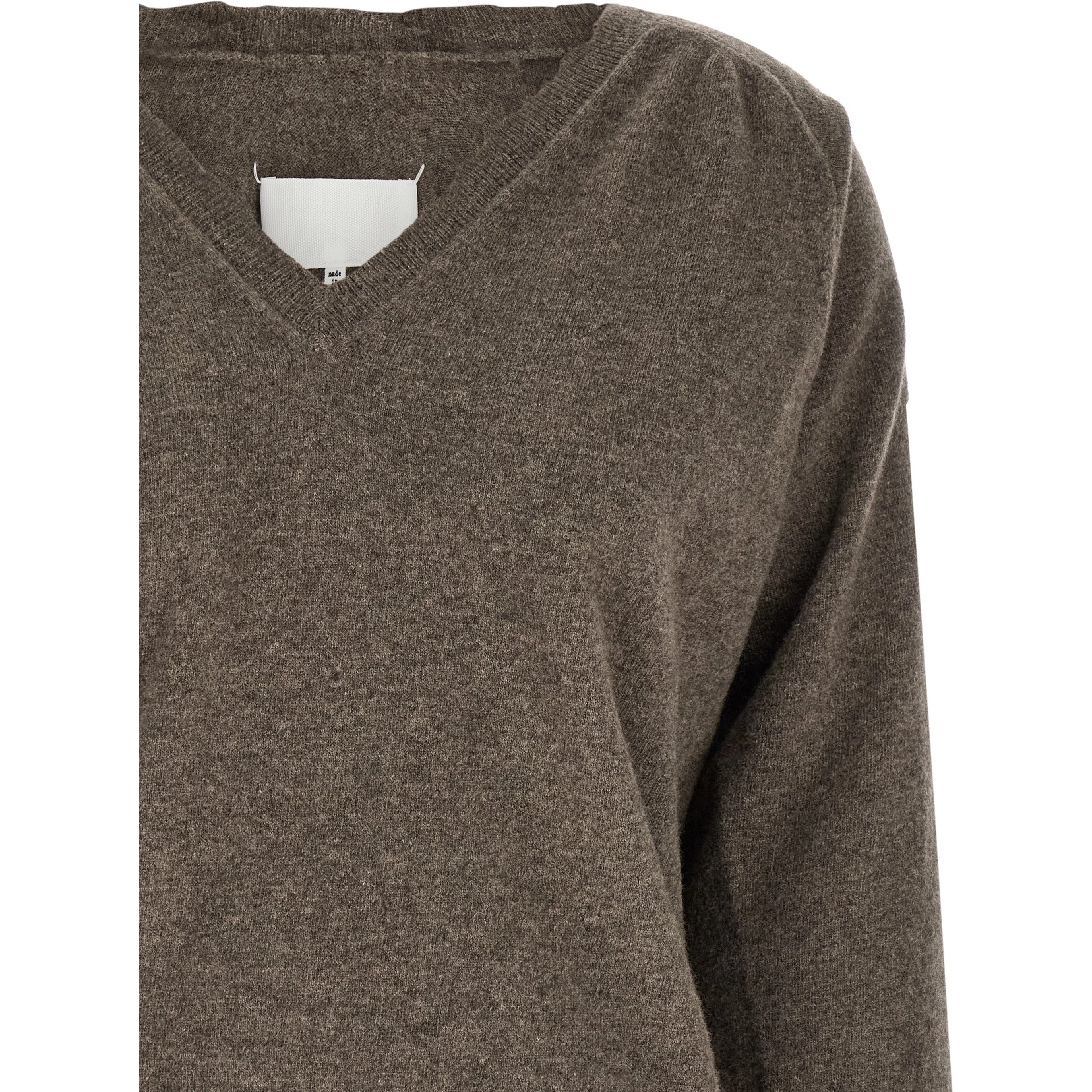 Brown Virgin Wool Cardigan