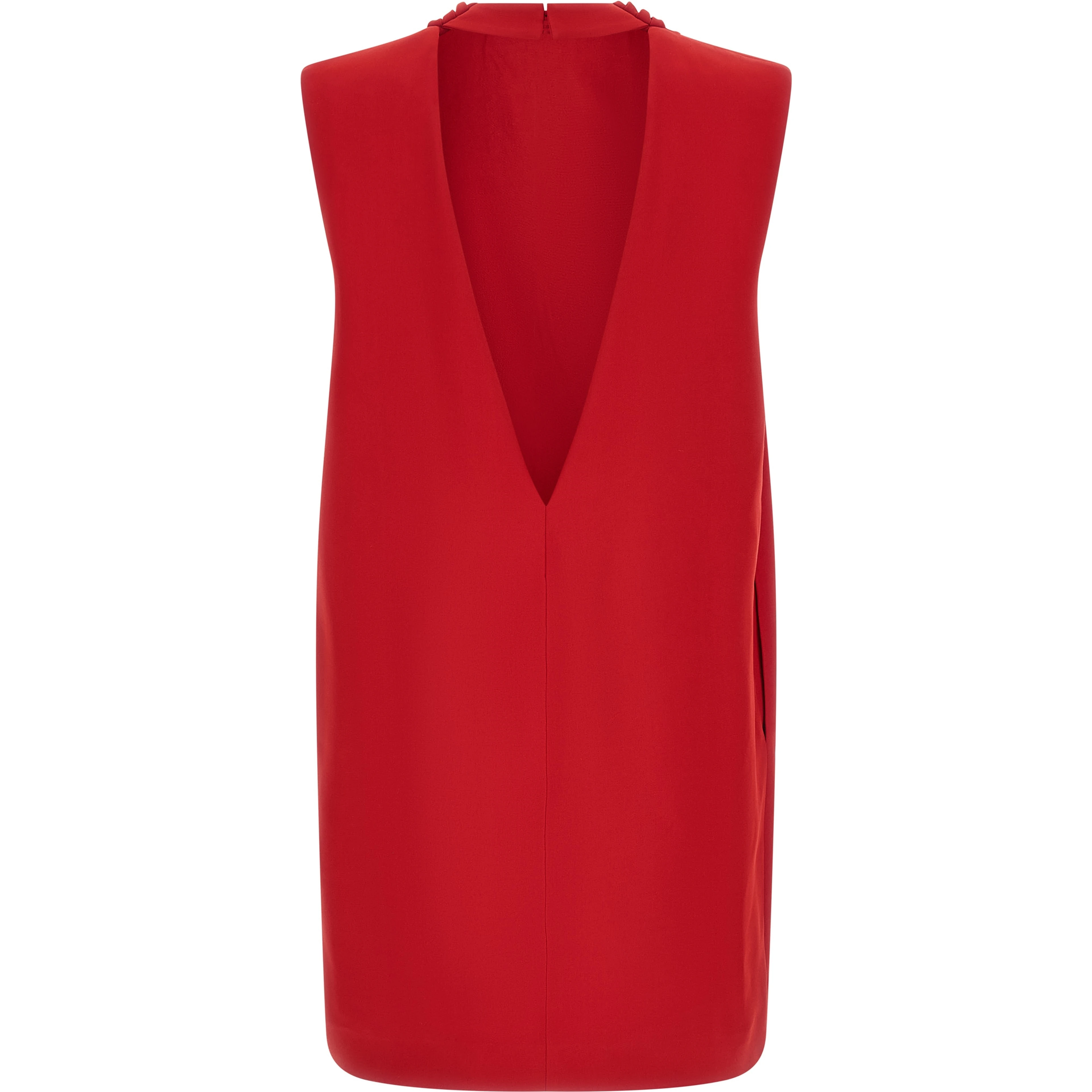 Multicolor Silk Short Dress