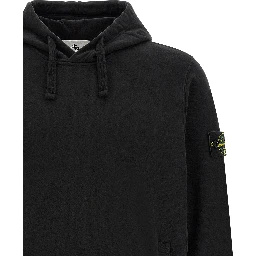 Black Cotton Sweatshirt