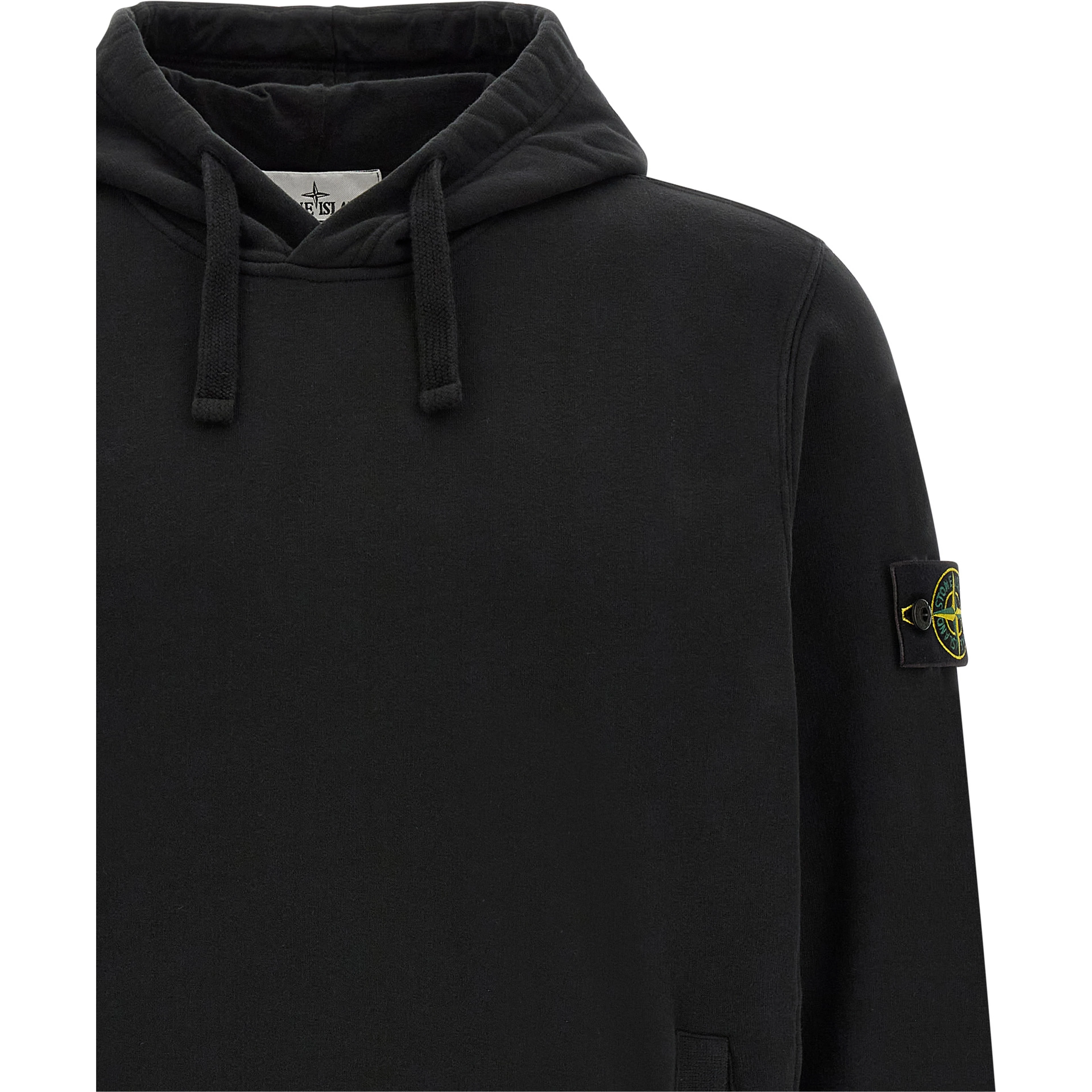 Black Cotton Sweatshirt