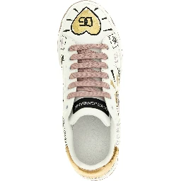 Multicolor Calfskin Low Top Sneakers