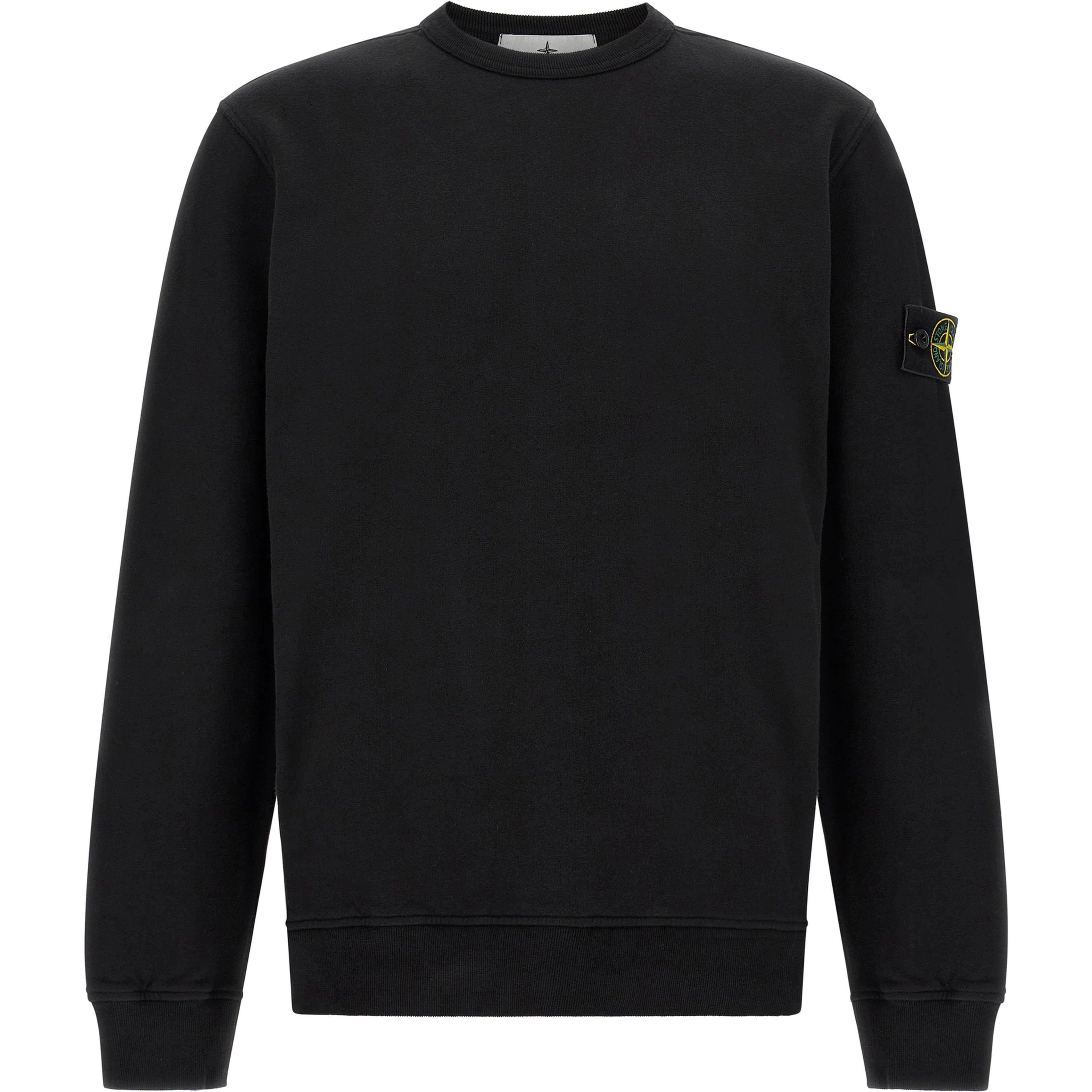 Black Cotton Sweatshirt