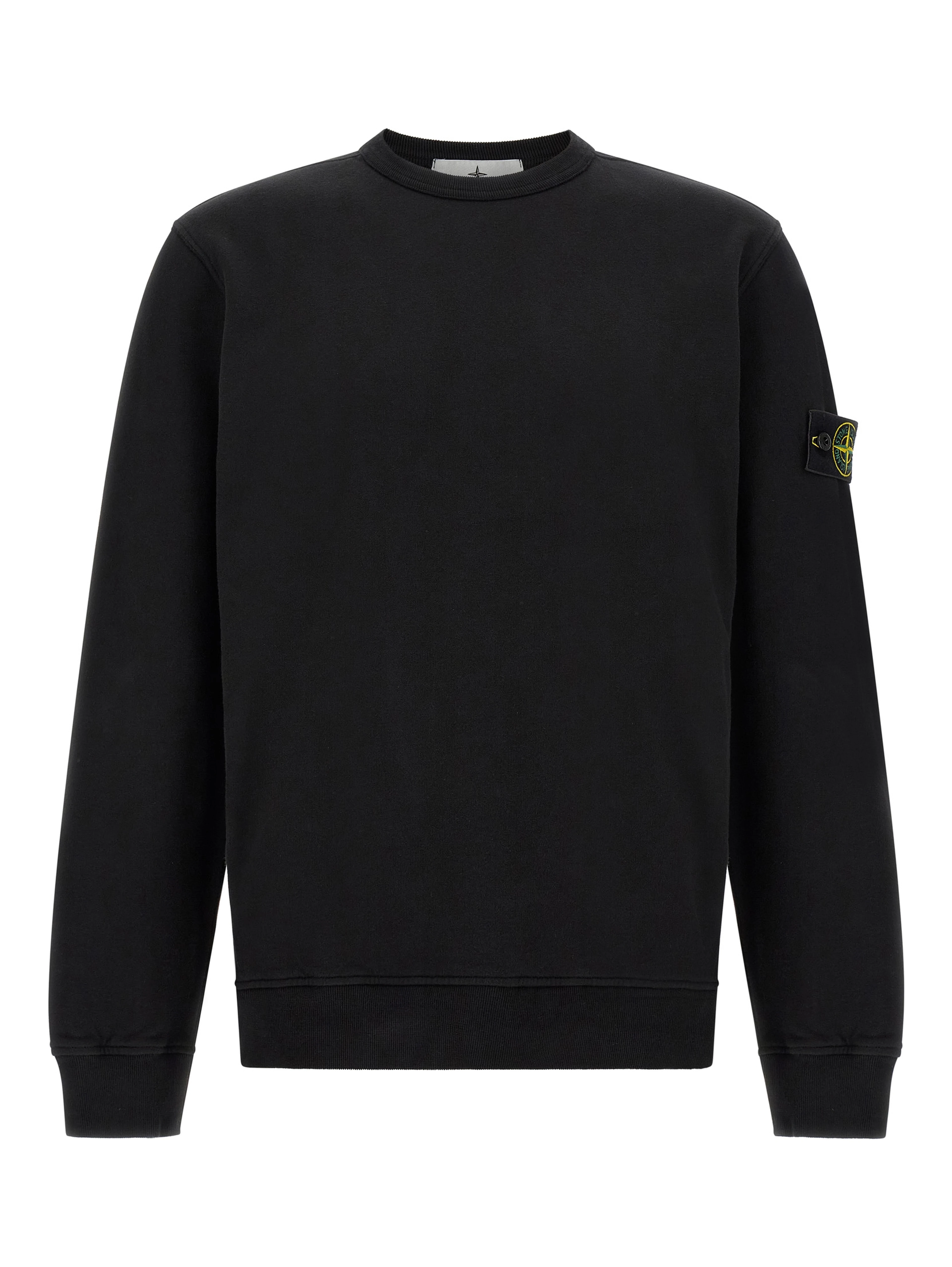 Black Cotton Sweatshirt