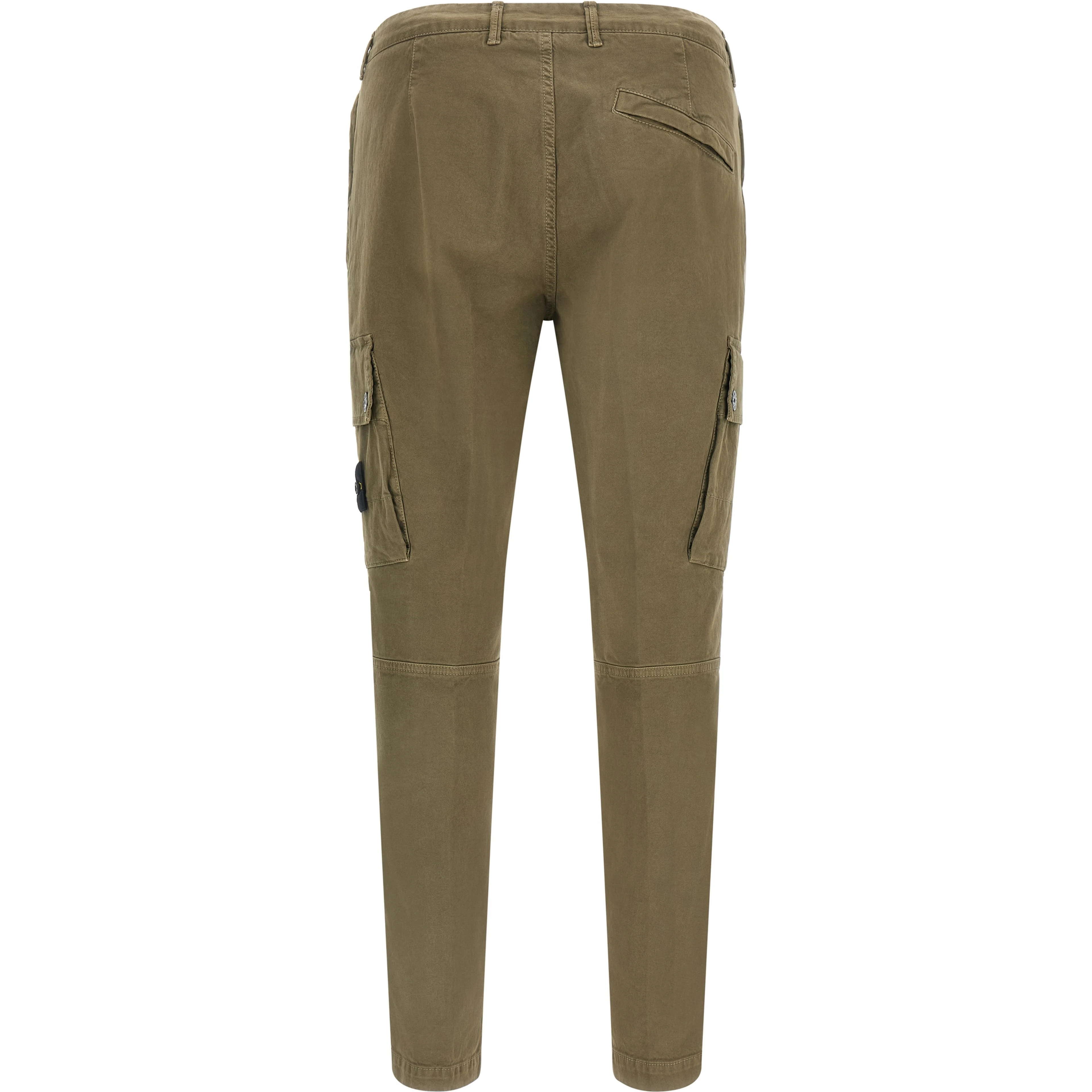 Bicolor Cotton Cargo Pants