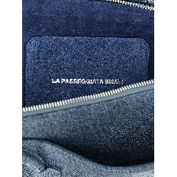 Blue Cotton Shoulder Bag