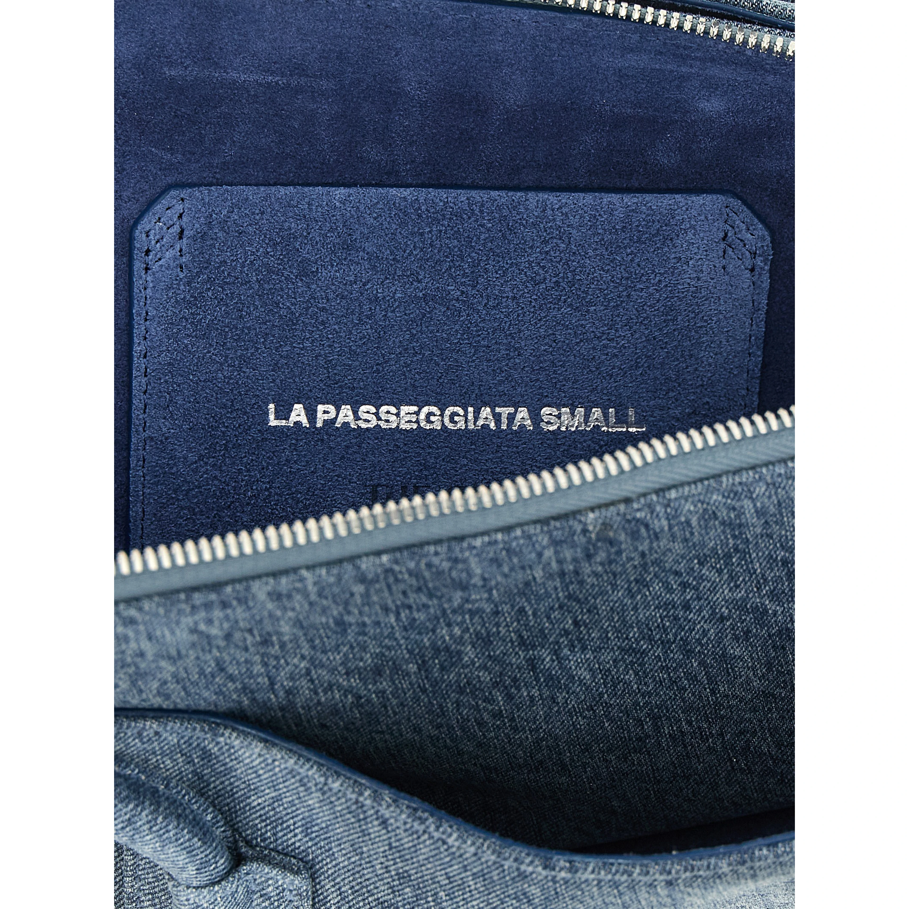 Blue Cotton Shoulder Bag